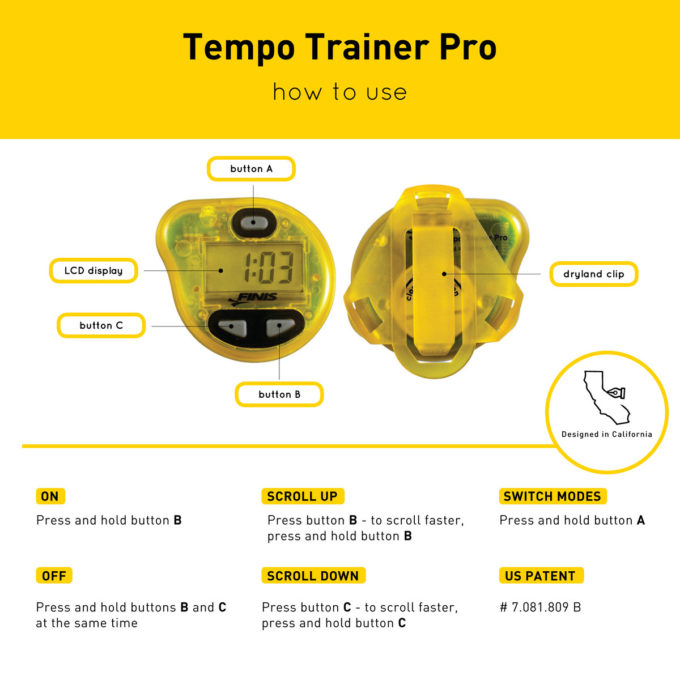 Finis Tempo Trainer Pro Uitleg Apexswim